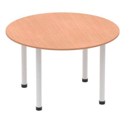 Impulse 1200 Round Tbl Beech SL Leg
