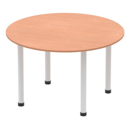 Impulse 1200 Round Tbl Beech SL Leg