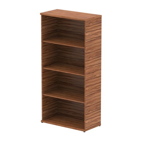 Impulse 1600mm Bookcase Walnut