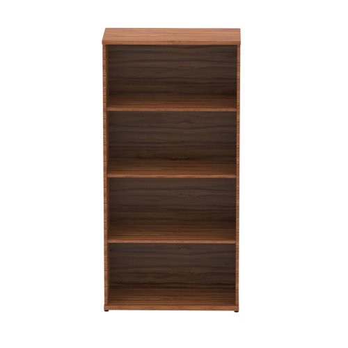 Impulse 1600mm Bookcase Walnut