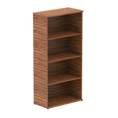 Impulse 1600mm Bookcase Walnut