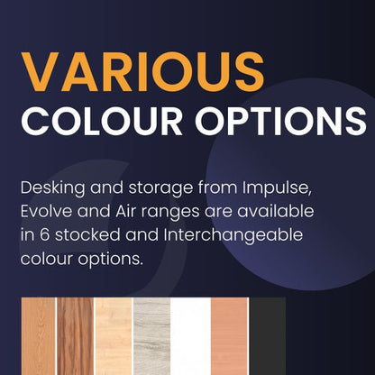 Impulse 1600mm Bookcase Walnut