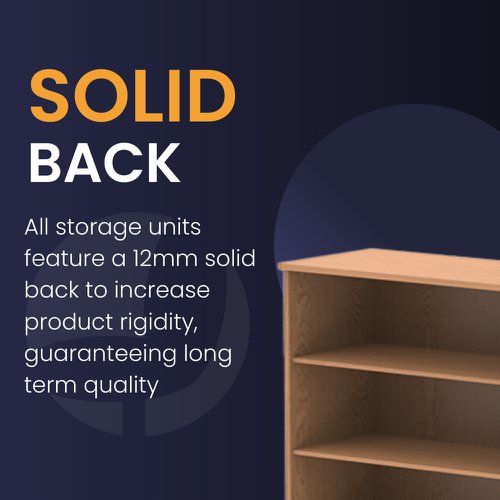 Impulse 1600mm Bookcase Walnut