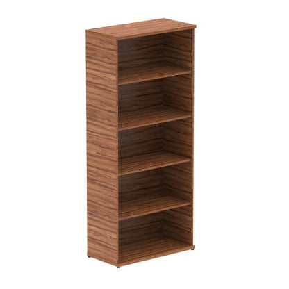 Impulse 2000mm Bookcase Walnut