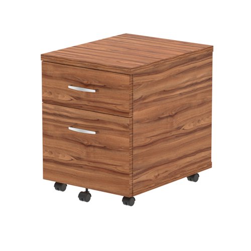 Impulse 2D Mobile Pedestal Walnut