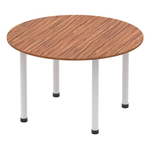 Impulse 1200 Round Tbl Walnut SL Leg