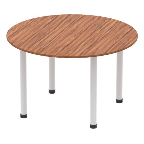 Impulse 1200 Round Tbl Walnut SL Leg