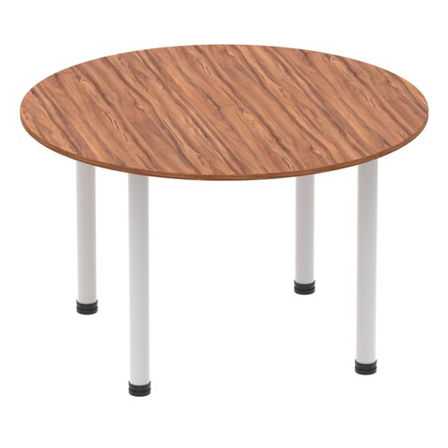 Impulse 1200 Round Tbl Walnut SL Leg