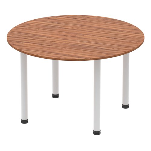 Impulse 1200 Round Tbl Walnut SL Leg