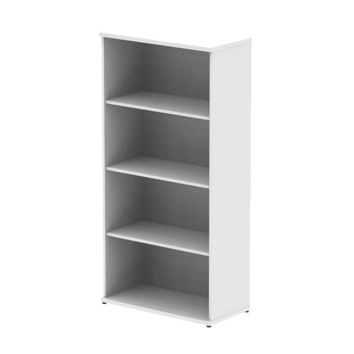 Impulse 1600mm Bookcase White