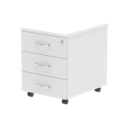 Impulse 3drw Mobile Pedestal WH