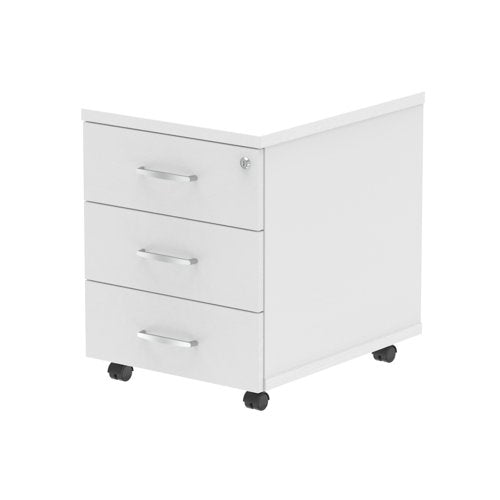Impulse 3drw Mobile Pedestal WH