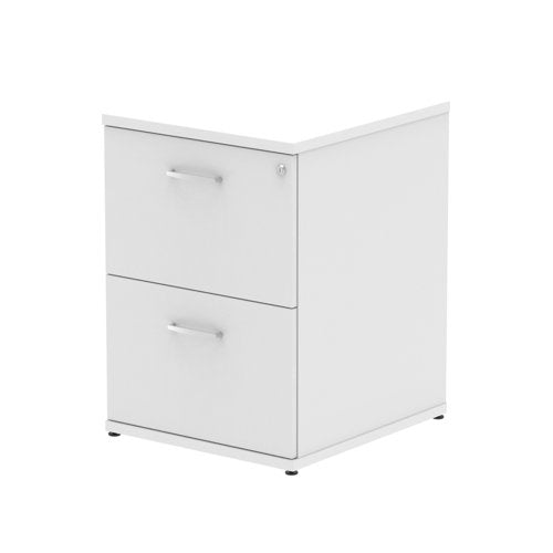 Impulse 2drw Filing Cabinet White