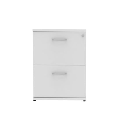 Impulse 2drw Filing Cabinet White