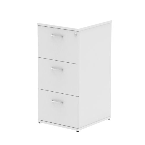 Impulse 3drw Filing Cabinet White