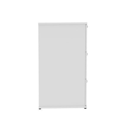 Impulse 3drw Filing Cabinet White