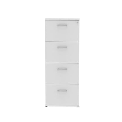 Impulse 4drw Filing Cabinet White