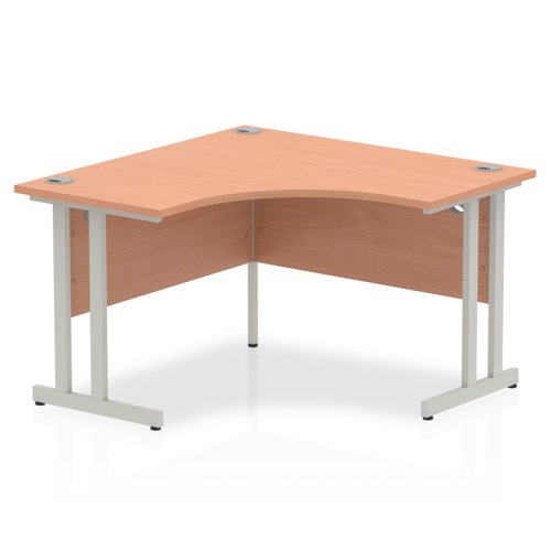 Impulse 1200 Crn Desk Beech SL Leg