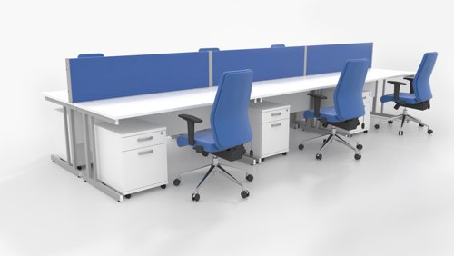 Impulse 1400x800 Desk Cntlvr WH SL