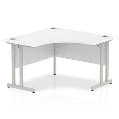 Impulse 1200 Crn Desk White SL Leg