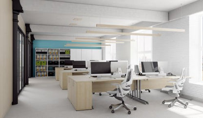 Impulse Desk 1600x800 Maple SL Leg