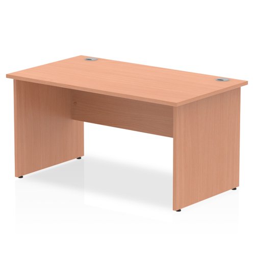 Impulse 1400x800 Desk Beech End Leg