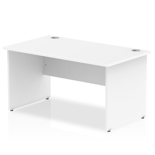 Impulse 1400x800 Desk White End Panel
