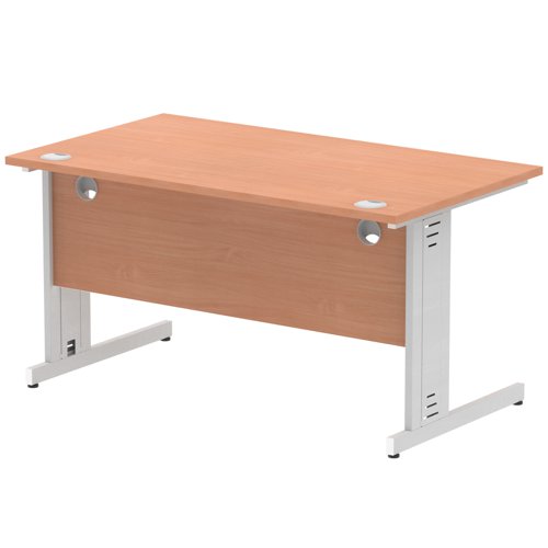 Impulse 1400x800 Beech SL Cable Leg