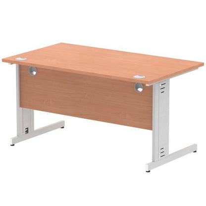 Impulse 1400x800 Beech SL Cable Leg