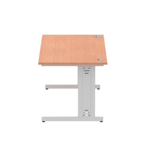 Impulse 1600x800 Beech SL Cable Leg