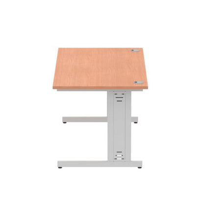 Impulse 1600x800 Beech SL Cable Leg