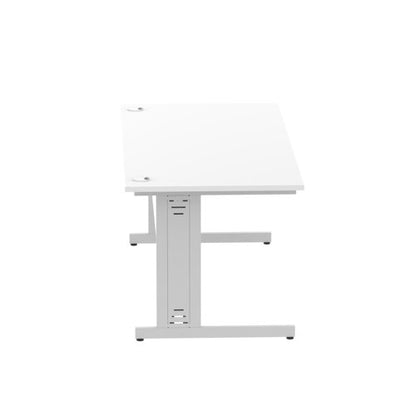 Impulse 1800x800 White SL Cable Leg