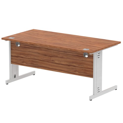 Impulse 1600x800 Walnut SL Cable Leg