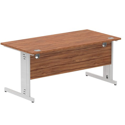 Impulse 1600x800 Walnut SL Cable Leg