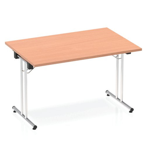 Impulse 1200 Fldg Rect Tbl Beech