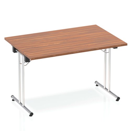 Impulse 1200 Fldg Rect Tbl Walnut
