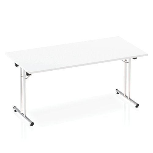 Impulse 1600 Fldg Rect Tbl White