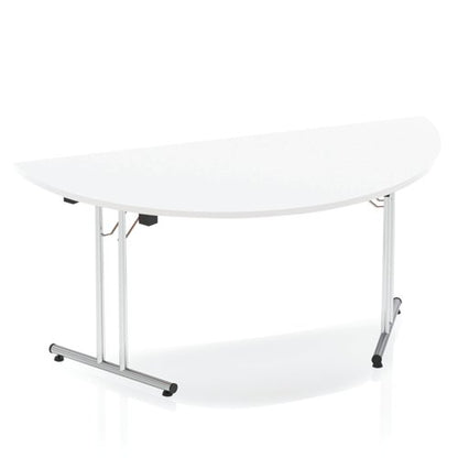 Impulse 1600 Fldg Semi Tbl White