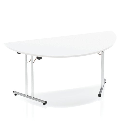 Impulse 1600 Fldg Semi Tbl White