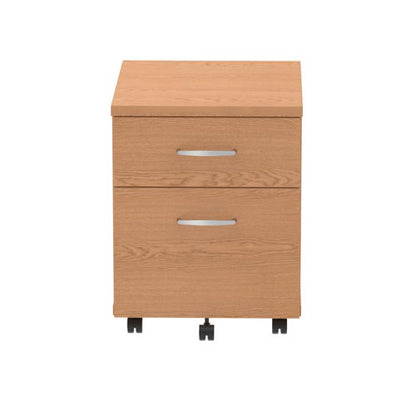 Impulse 2D Mobile Pedestal Oak