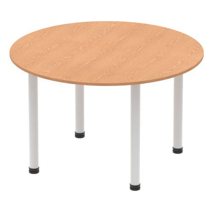 Impulse 1200 Round Tbl Oak SL Leg