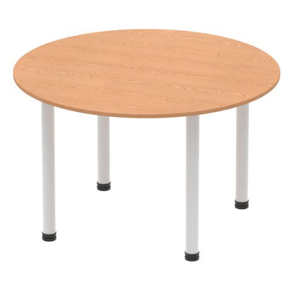 Impulse 1200 Round Tbl Oak SL Leg