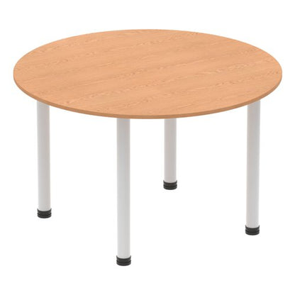 Impulse 1200 Round Tbl Oak SL Leg