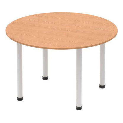 Impulse 1200 Round Tbl Oak SL Leg