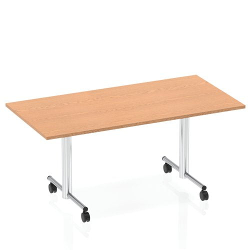 Impulse 1600mm Flip Top Rec Table OAK