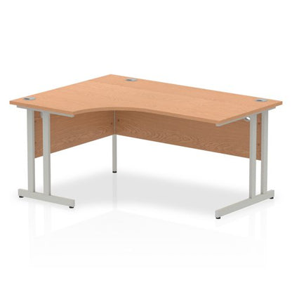 Impulse 1600 LCres Desk Oak SL Leg
