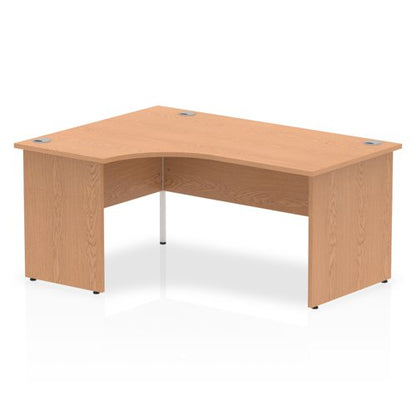 Impulse 1600 LCres Desk Oak End Leg