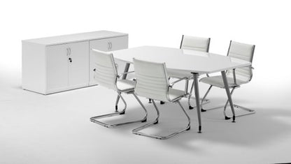 High Gloss 1600 Credenza Cboard WH