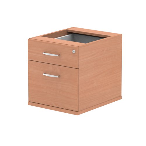 Impulse 2drw Fixed Pedestal Beech
