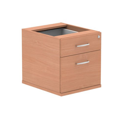 Impulse 2drw Fixed Pedestal Beech